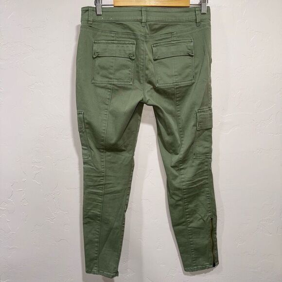 Ann Taylor The Skimmer Size 4 Olive Pants - Picture 4 of 6